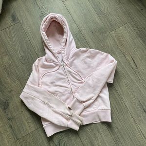 Brandy Melville Crystal Hoodie Light-Pink
